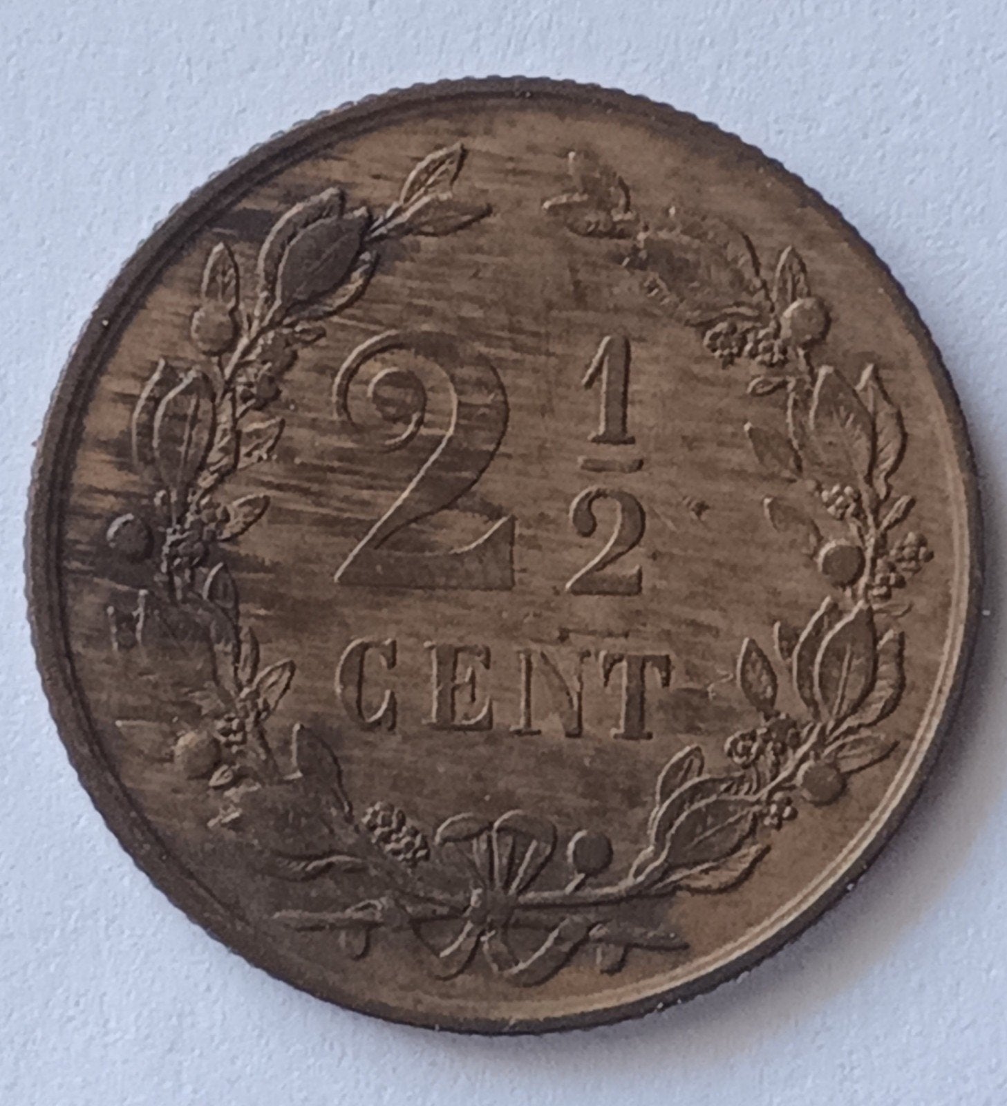 Willem III  2,5 cent 1883, Ophalen of Verzenden, Koning Willem III, Overige waardes, Losse munt