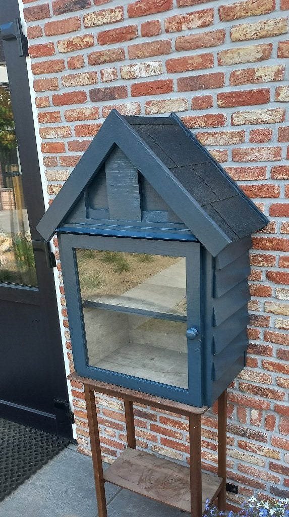 Verkoopkast - boekenkast - weggeefkast - Nieuw, Ophalen, Met deur(en), Nieuw, 50 tot 100 cm