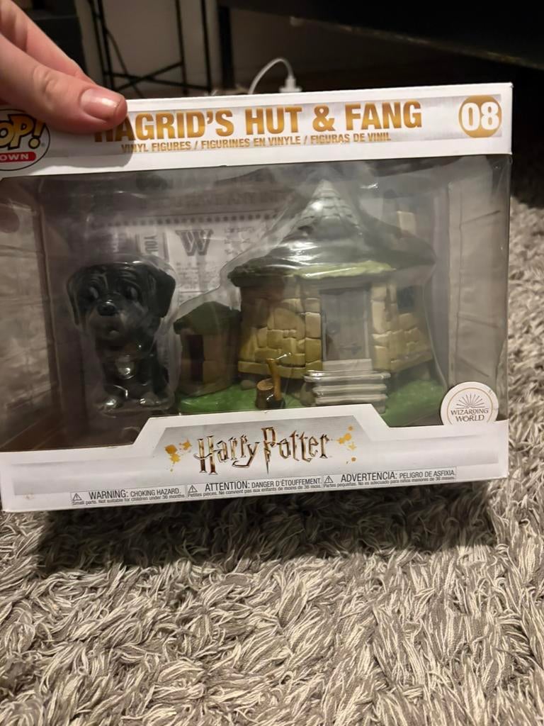 Funko pop hagrids huis en hond van harry potter, Ophalen of Verzenden, Zo goed als nieuw, Actiefiguurtje
