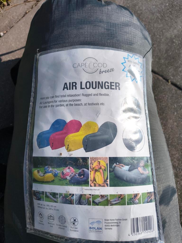 Cape Cod Breeze Air Lounger - Opblaasbare Zitzak, Ophalen of Verzenden, Nieuw