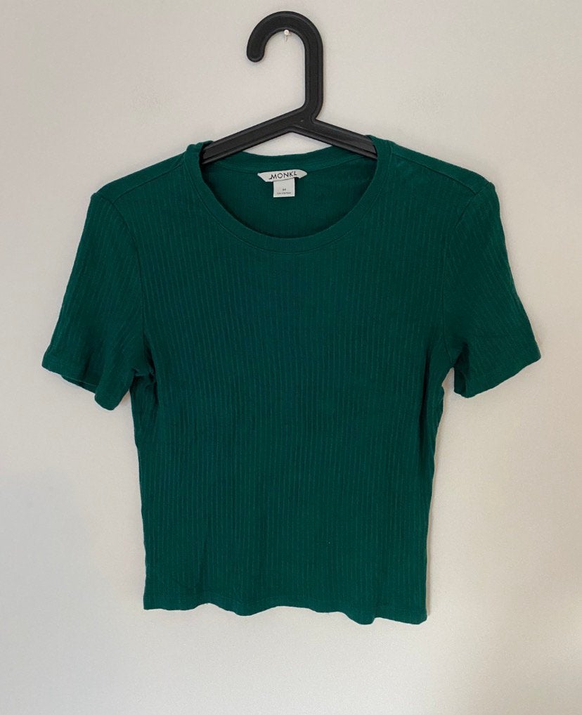 Dames shirt groen. Maat m, Kleding | Dames, T-shirts, Maat 38/40 (M), Verzenden, Zo goed als nieuw, Korte mouw