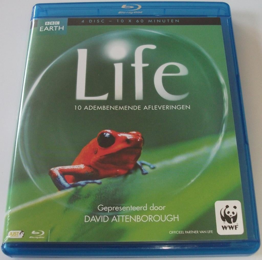 Blu-Ray *** LIFE *** 4-Disc Boxset BBC Earth, Cd's en Dvd's, Blu-ray, Zo goed als nieuw, Documentaire en Educatief, Boxset, Ophalen of Verzenden