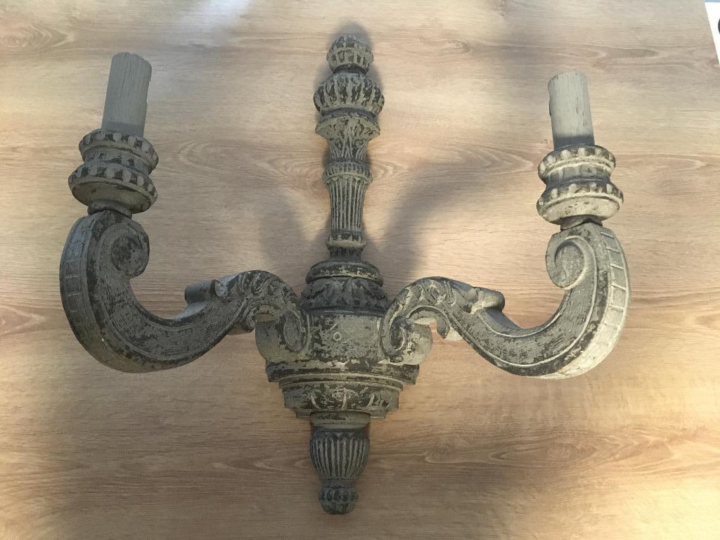 Lamp maison du monde, Ophalen of Verzenden, Zo goed als nieuw, Hout, Minder dan 50 cm