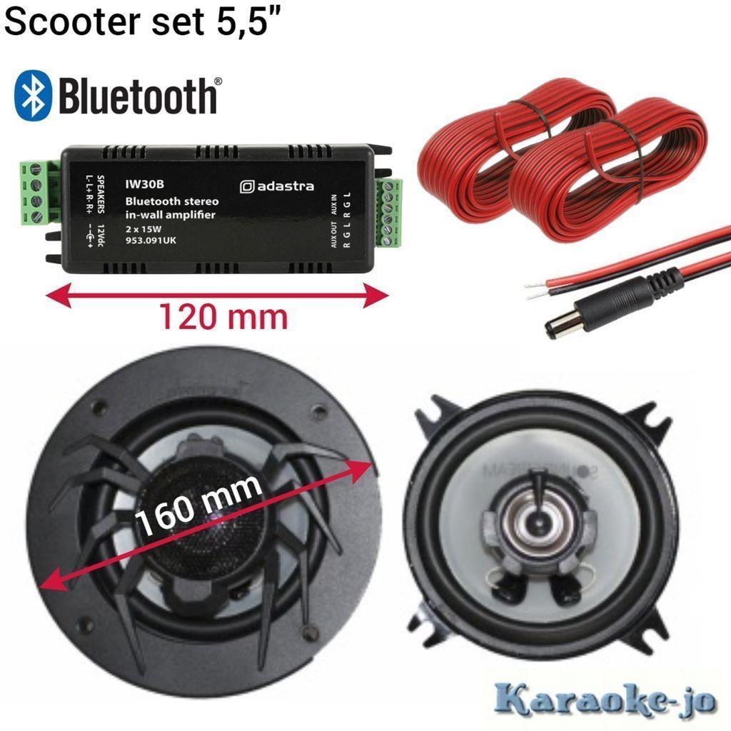 Scooter Bluetooth set 5 inch speakers [5ST-A230]., ., Nieuw, Ophalen of Verzenden, .