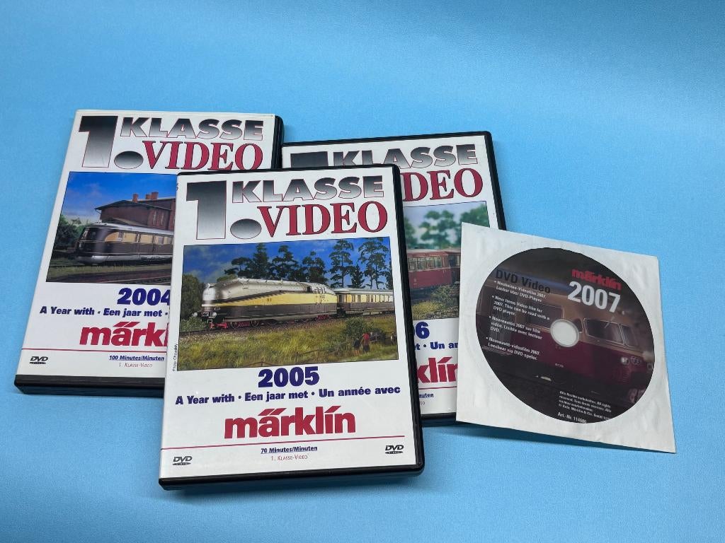 Marklin DvD 4 stuks 2004-2007, Hobby en Vrije tijd, Modeltreinen | H0, Zo goed als nieuw, Overige typen, Wisselstroom, Märklin