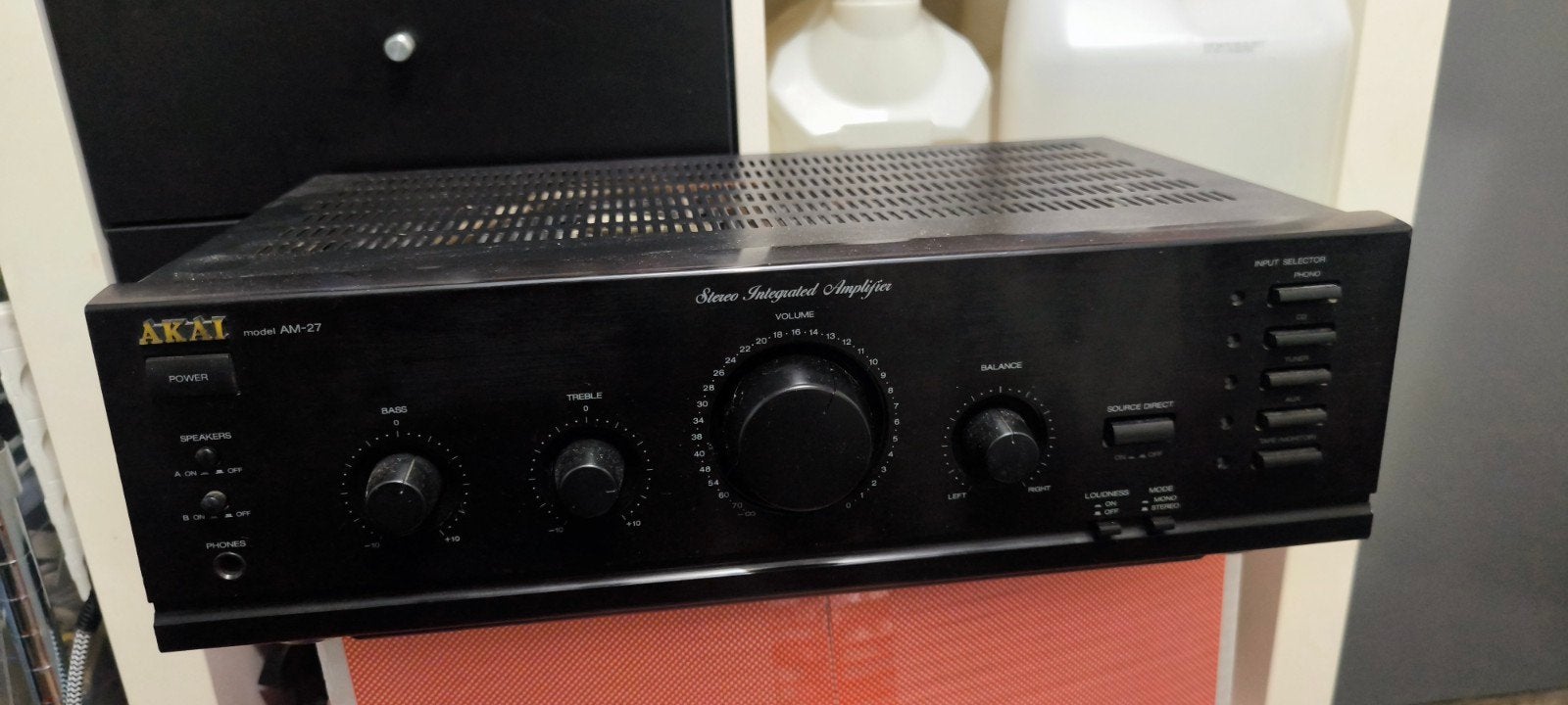 Akai AM-27 Versterker - Vintage Audio Ervaring, Audio, Tv en Foto, Versterkers en Receivers, Gebruikt, 60 tot 120 watt, Stereo