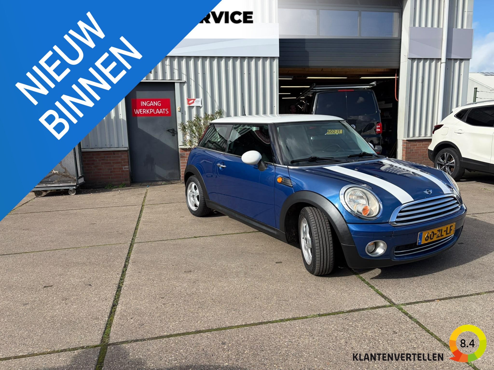 MINI 3-Deurs 1.6 Cooper Pepper Airco, cruise, Auto's, Voorwielaandrijving, Stof, Gebruikt, 4 cilinders