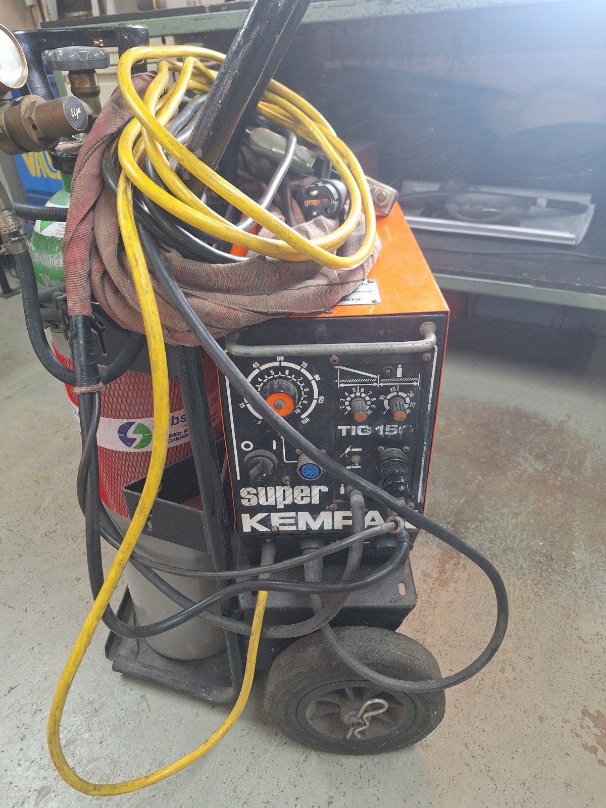 Kemppi Tig 200 lasapparaat, Ophalen, Gebruikt, 150 tot 250 ampère, Tig
