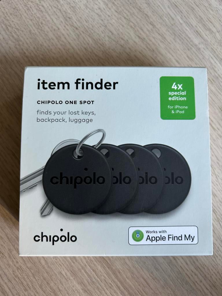 Chipolo One Spot Item Finder - 4 stuks (nieuw in verpakking), Ophalen of Verzenden, Nieuw, Overige typen, Apple iPhone
