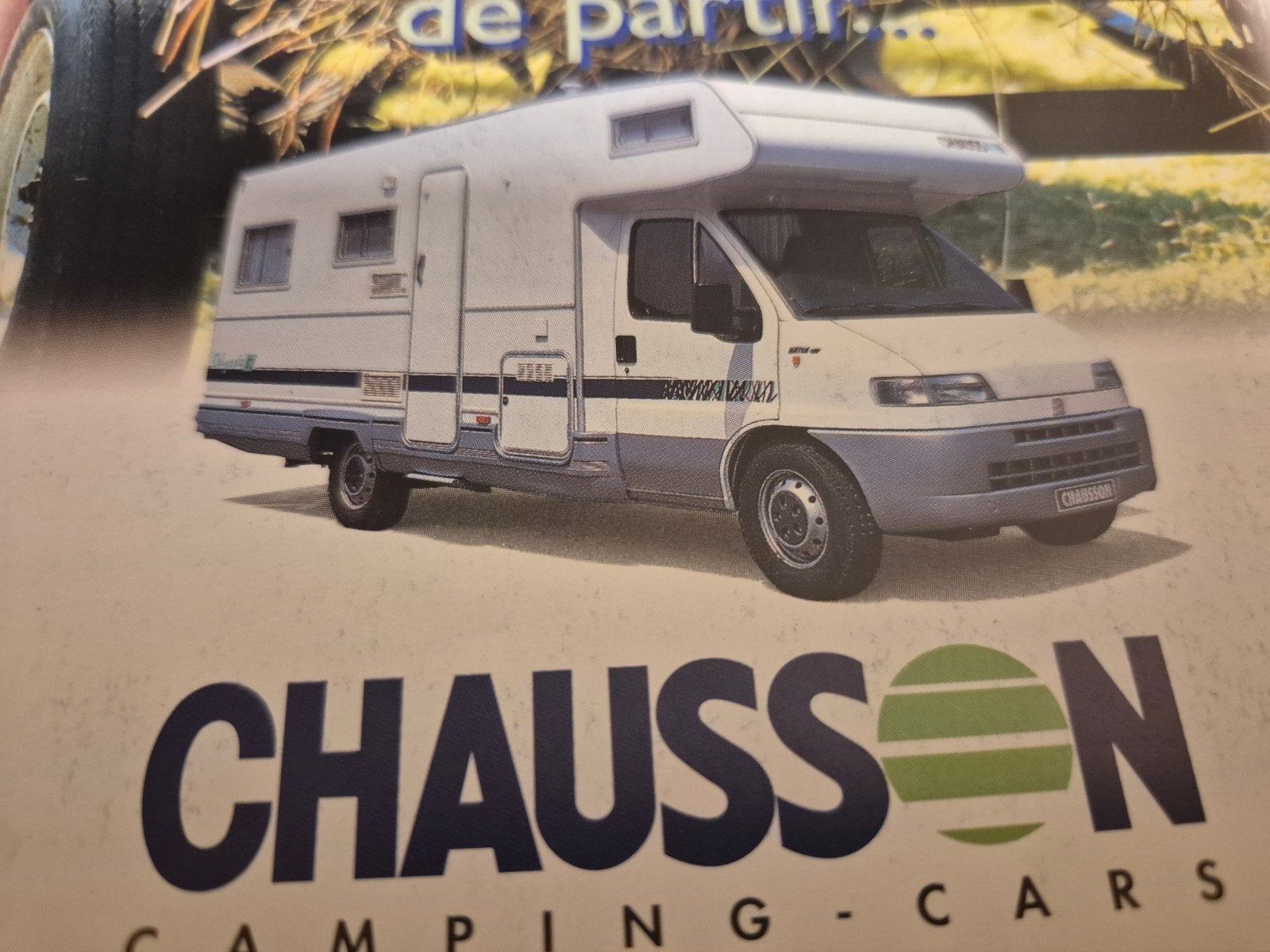 camper Chausson jaren 90 folder Ford Transit Fiat Ducato, Ophalen of Verzenden, Zo goed als nieuw, Ford