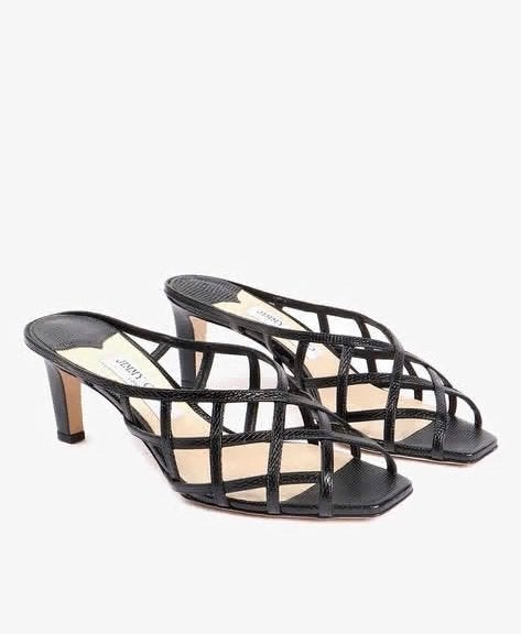 Jimmy Choo Sai mule maat 41, Kleding | Dames, Schoenen, Verzenden, Zwart, Sandalen of Muiltjes, Zo goed als nieuw