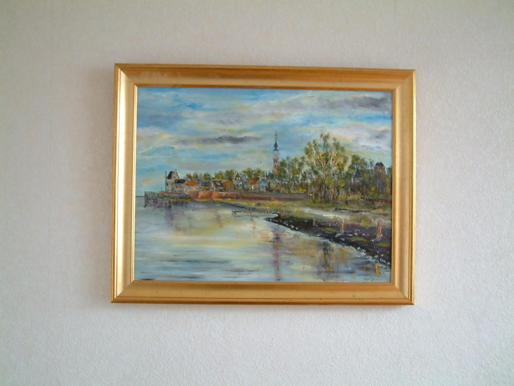 Veere  ver gezicht  Schilderijen Jac Caljouw  Arnemuiden, Antiek en Kunst, Kunst | Schilderijen | Klassiek, Ophalen