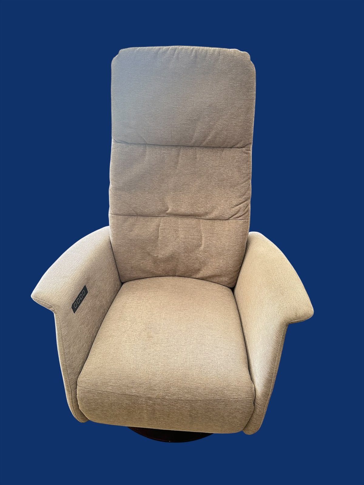 Prominent elektrische relaxfauteuil – 2 motoren – draaibaar, Huis en Inrichting, Banken | Sofa's en Chaises Longues, Eenpersoons