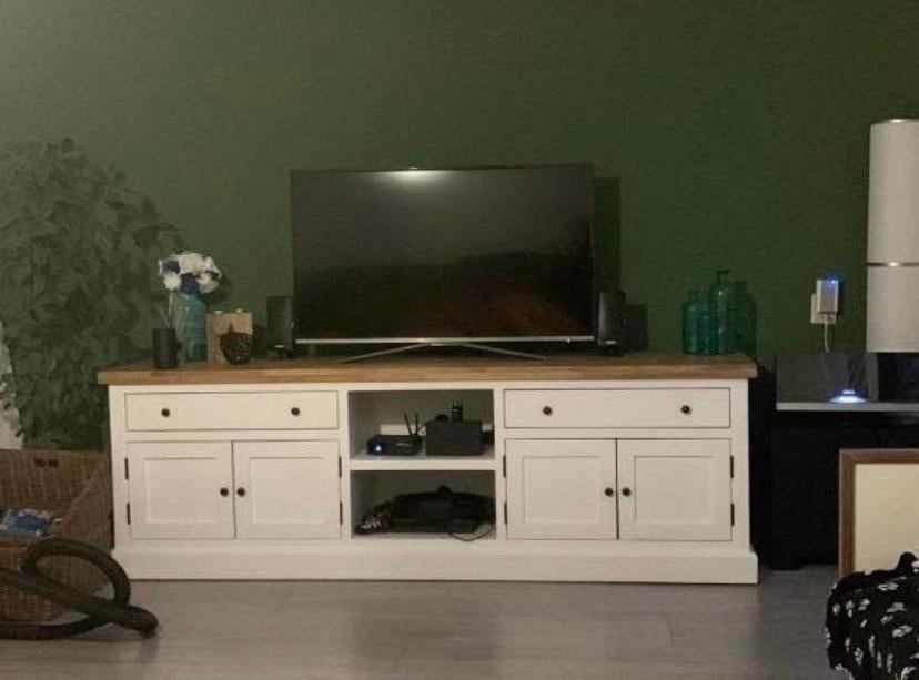 Landelijke meubels tv dressoir en kast, Huis en Inrichting, Kasten | Televisiemeubels, Ophalen, Zo goed als nieuw, 25 tot 50 cm