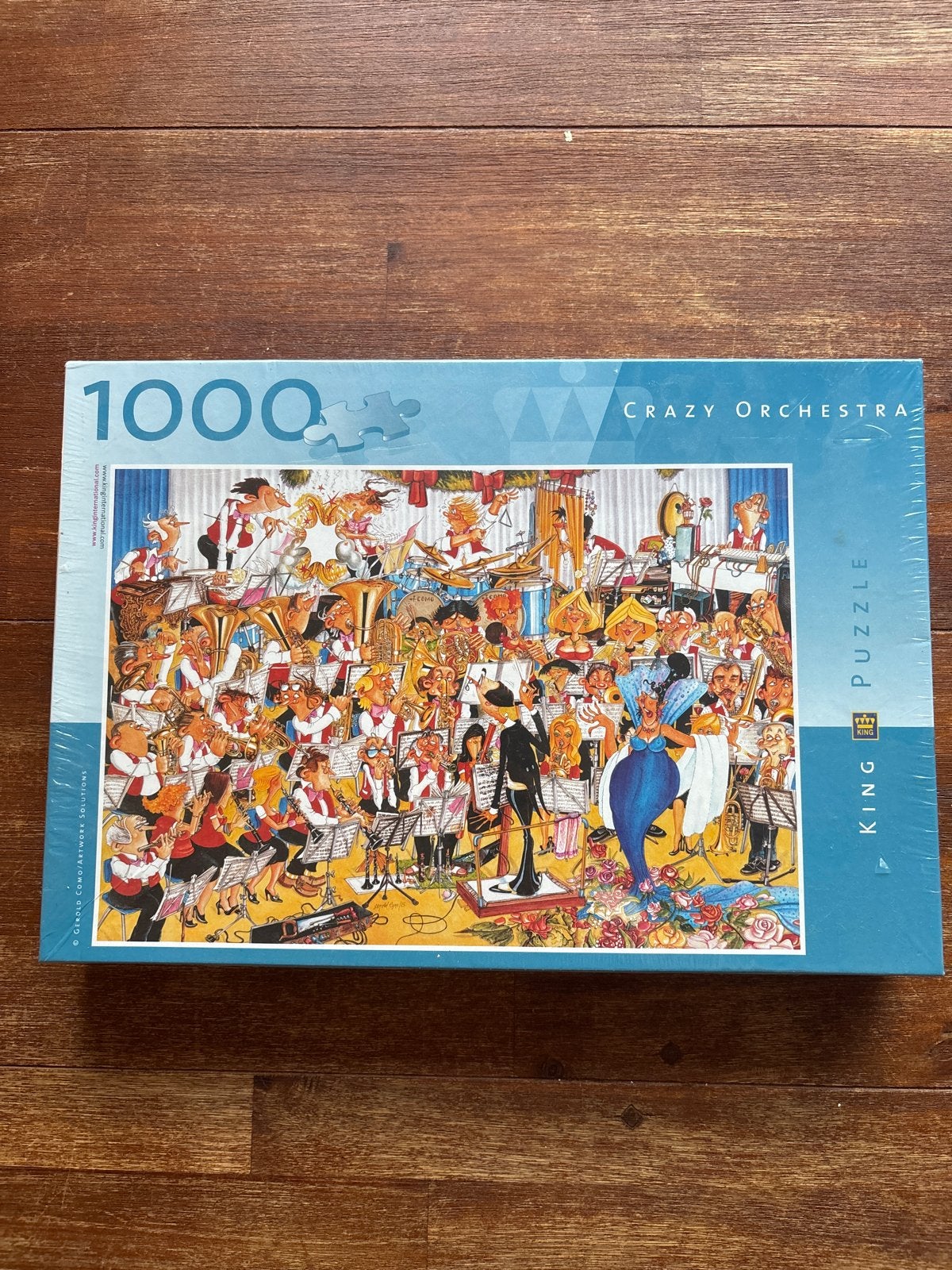 King Puzzle Crazy Orchestra 1000 stukjes - Nieuw in verpakki, Ophalen, 500 t/m 1500 stukjes, Nieuw, Legpuzzel