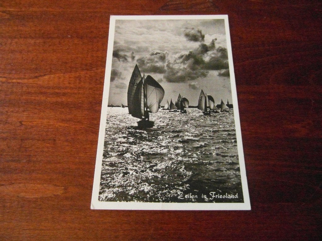G72 - Friesland - Zeilen - Mooi/Oud, Ophalen of Verzenden, 1940 tot 1960, Friesland