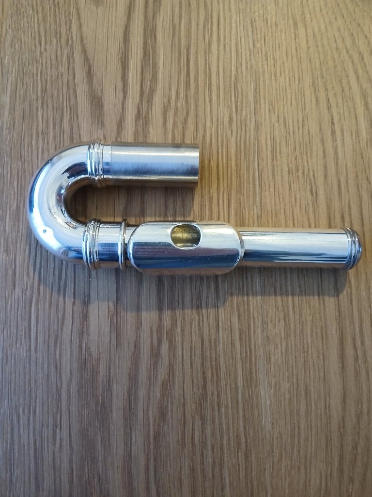 gebogen kopstuk dwarsfluit, Ophalen of Verzenden, Gebruikt, Dwarsfluit