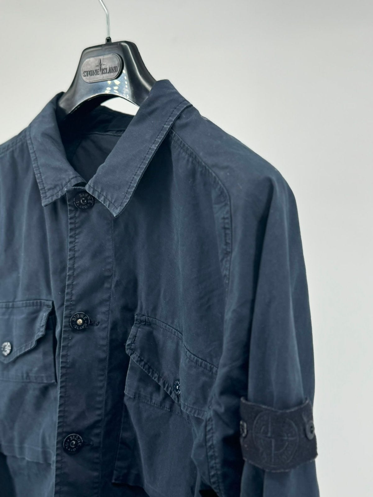 Stone Island Overshirt - Maat Large, Stone, Blauw, Ophalen of Verzenden, Zo goed als nieuw