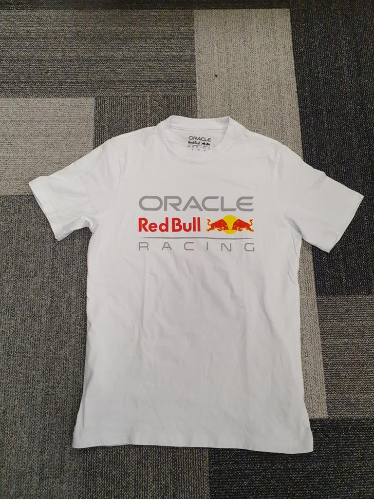 Wit Red Bull Racing Castore T-shirt Maat M, Kleding | Heren, T-shirts, Zo goed als nieuw, Maat 48/50 (M), Wit, Ophalen of Verzenden