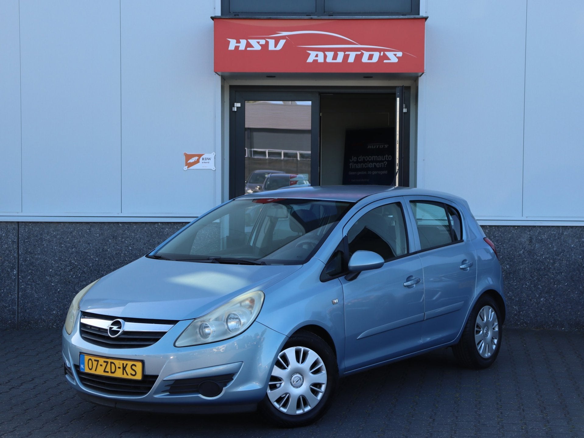 Opel Corsa 1.4-16V Enjoy airco 4-deurs org NL, Voorwielaandrijving, 1063 kg, Gebruikt, 4 cilinders