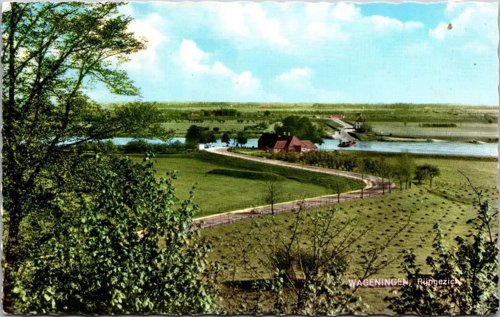 Wageningen - Rijngezicht (1964), Verzenden, 1940 tot 1960, Gelopen, Gelderland