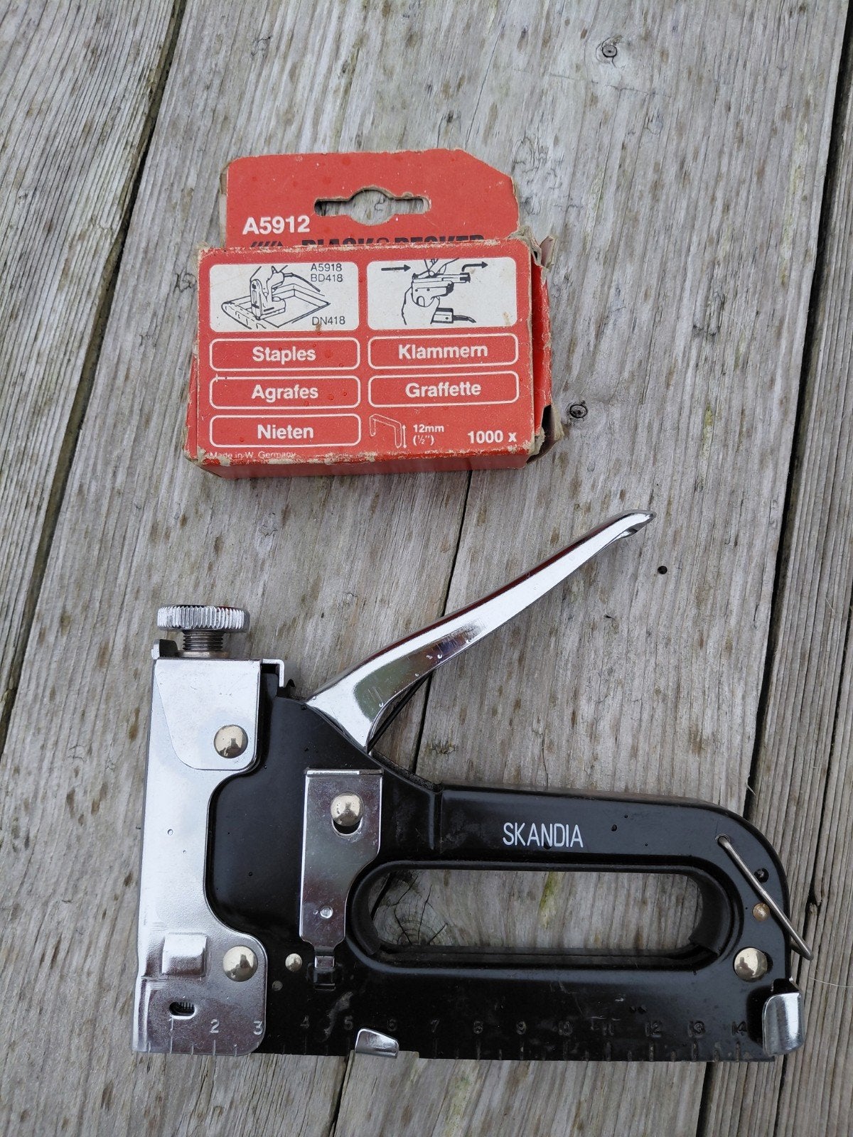 Skandia nietmachine / tacker, Ophalen of Verzenden