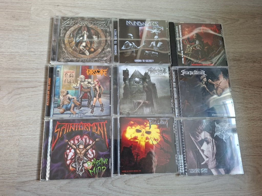 Partij 15 Rock/Thrash/Death Metal cd's., Ophalen of Verzenden, Zo goed als nieuw, Death metal, Album