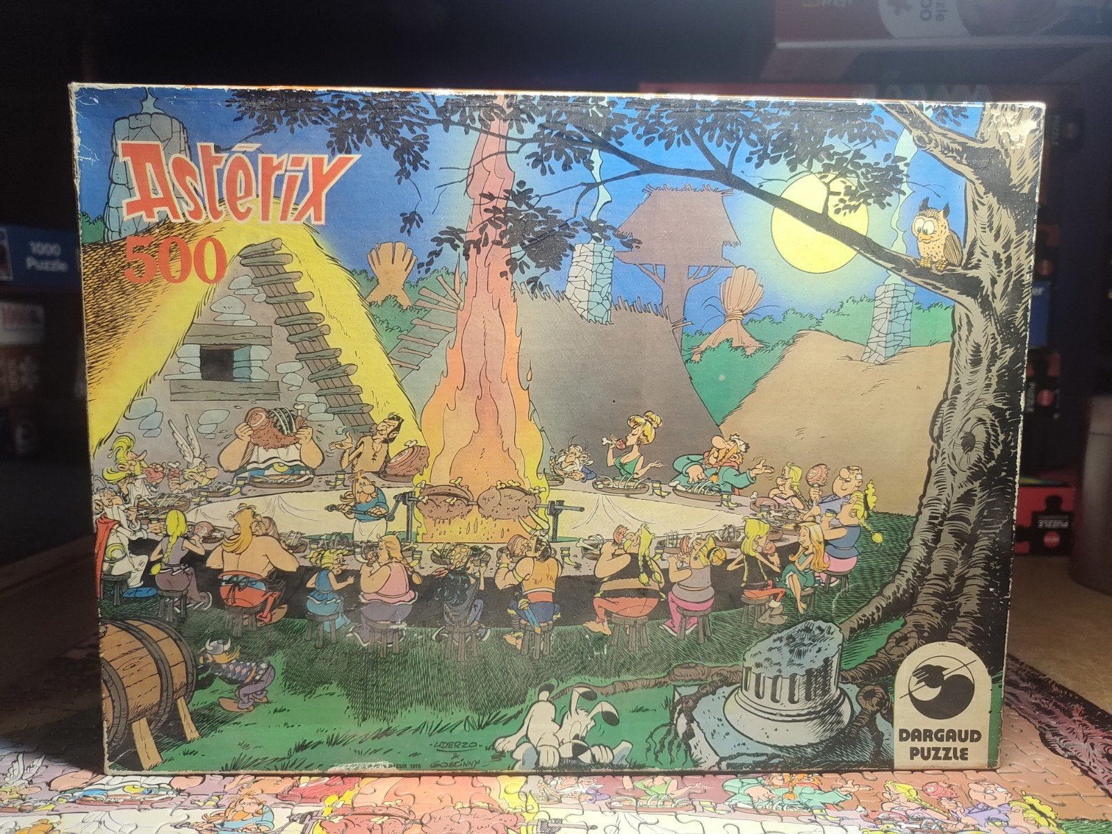 Dargaud puzzel Asterix 500 stukjes Vintage, Ophalen of Verzenden, 500 t/m 1500 stukjes, Zo goed als nieuw, Legpuzzel
