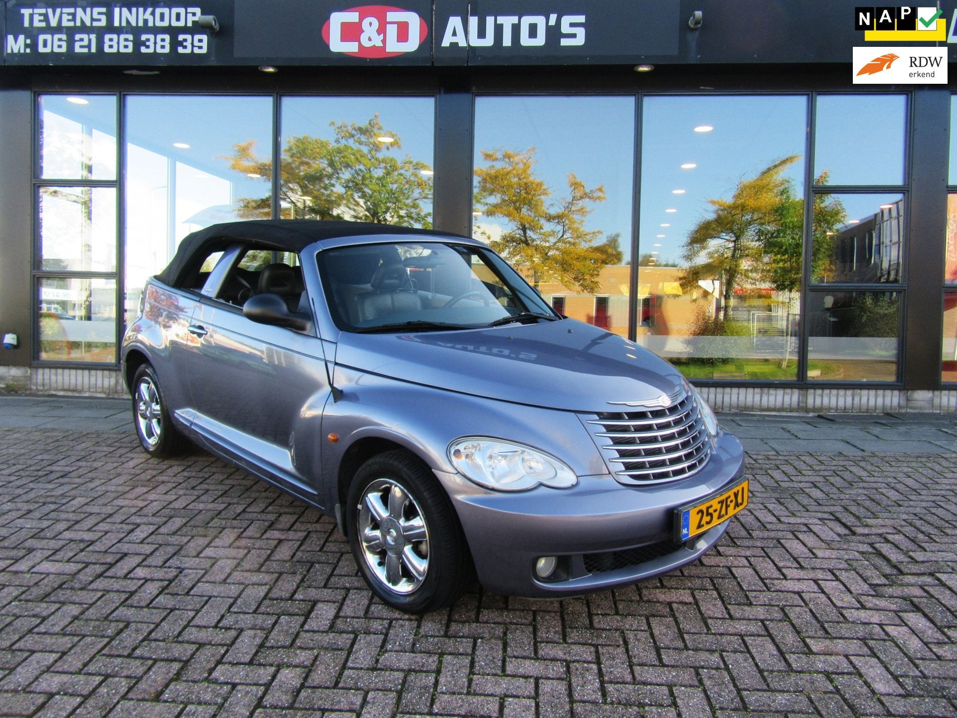 Chrysler PT Cruiser Cabrio 2.4i Limited AUTOM 2008 ORIG NL, Auto's, 450 kg, Gebruikt, Cabriolet, 4 stoelen