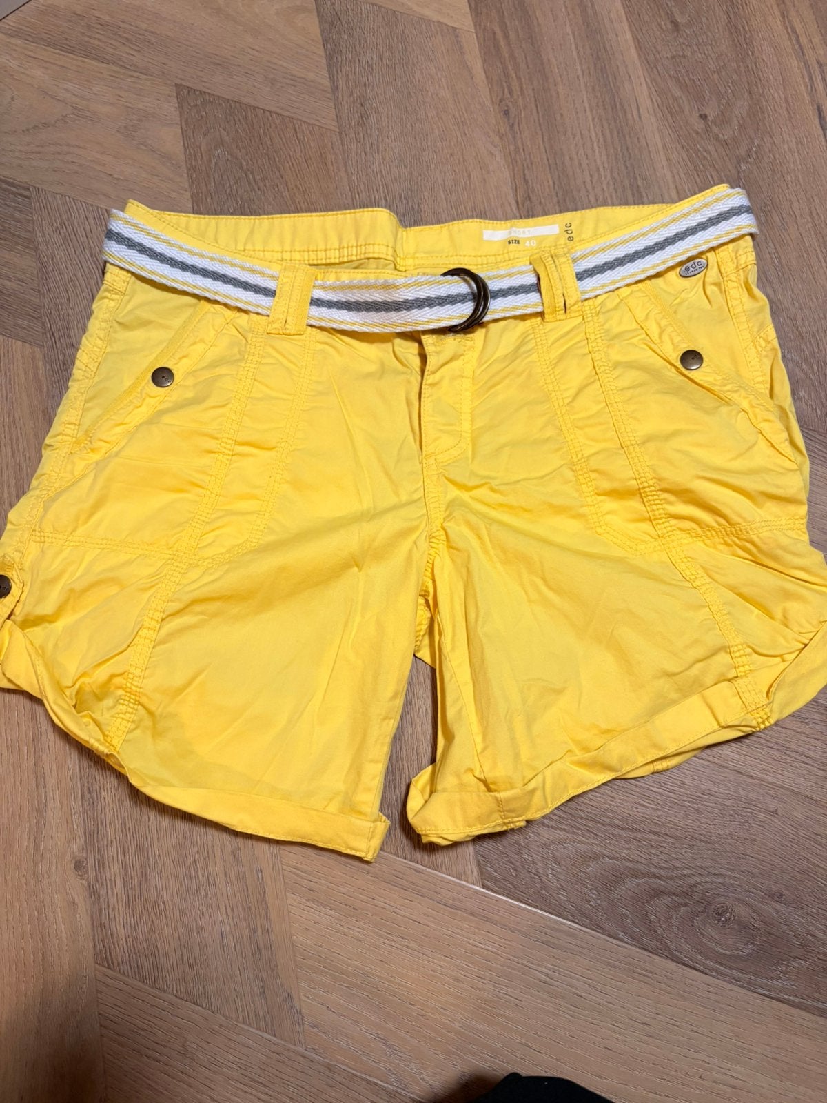 Edc korte broek maat 40, Maat 38/40 (M), Kort, Blauw, Ophalen of Verzenden