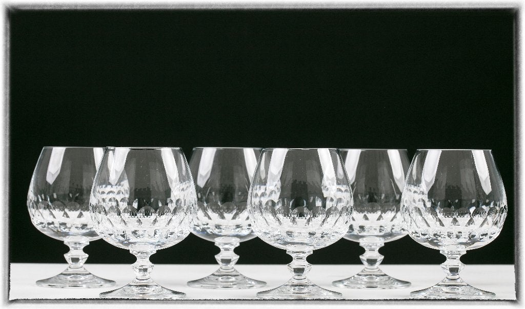 6 stuks Cognac Glazen 100% kristal 100% NIEUW!, Ophalen of Verzenden