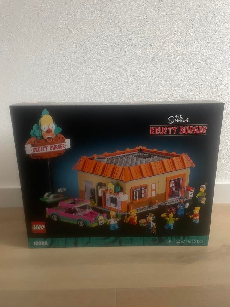 LEGO 10352 The Simpsons Krusty Burger, Ophalen, Zo goed als nieuw, Complete set, Lego