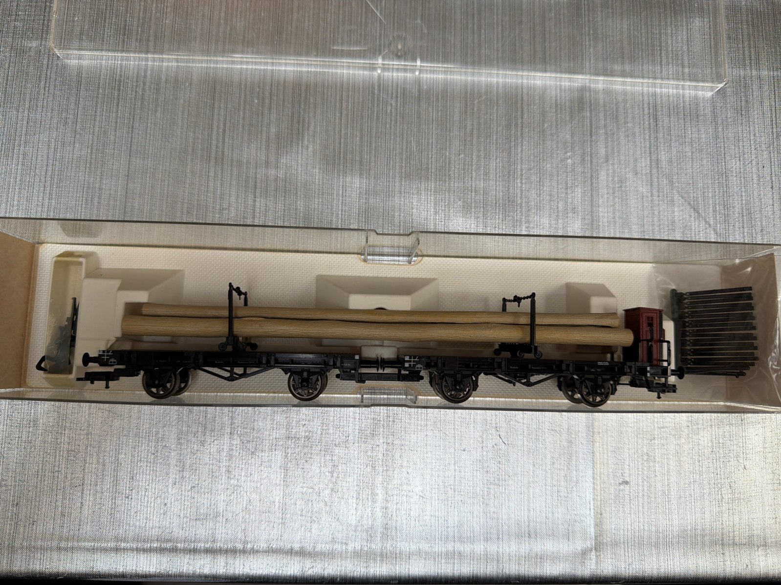 Fleischmann 5252 K H0 DRG Drehschemelwagen-Gespann Nieuwstaa, Gelijkstroom, Fleischmann, Ophalen of Verzenden, Analoog