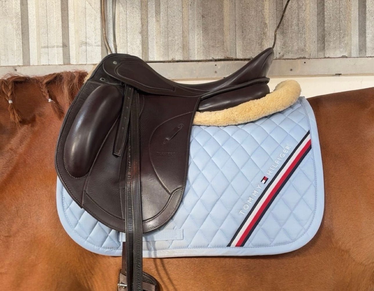 Dekje Tommy hilfiger equestrian, Verzenden, Zo goed als nieuw