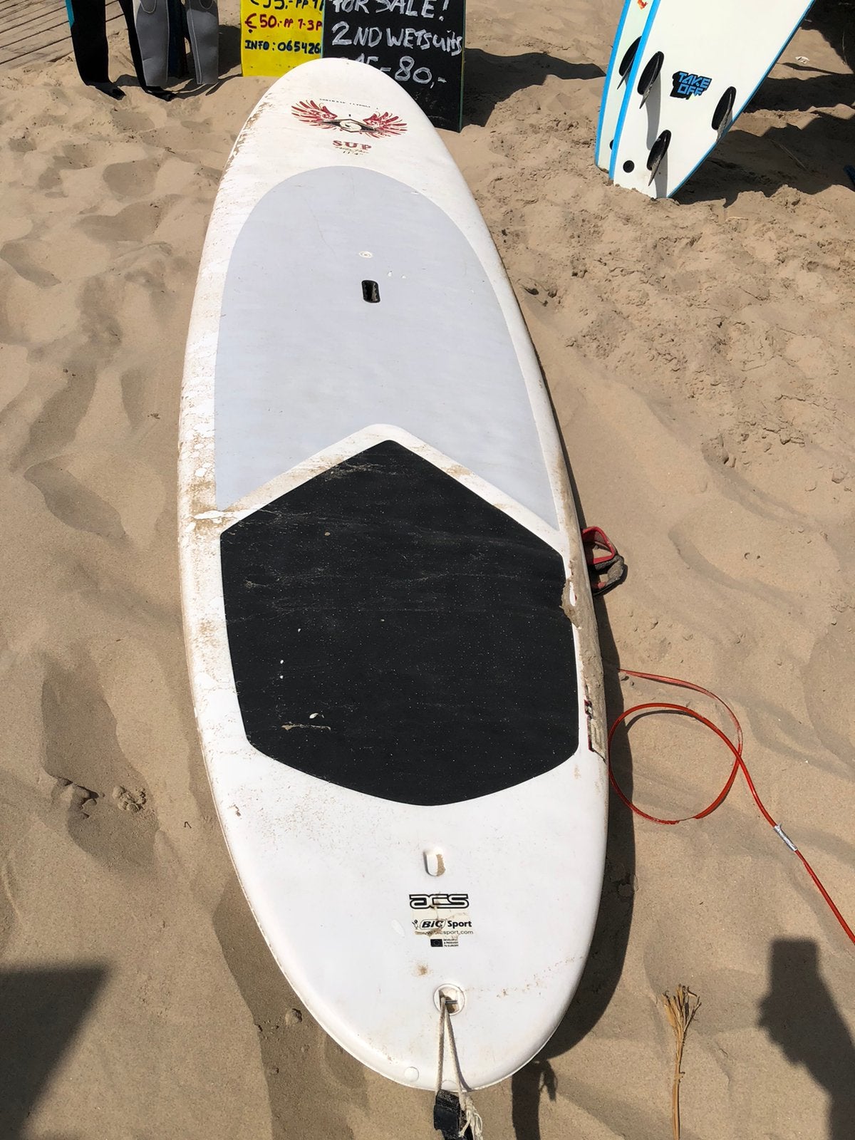 11'4ft BIC Hardboard Supboard. € 100, Ophalen, Gebruikt, SUP-boards