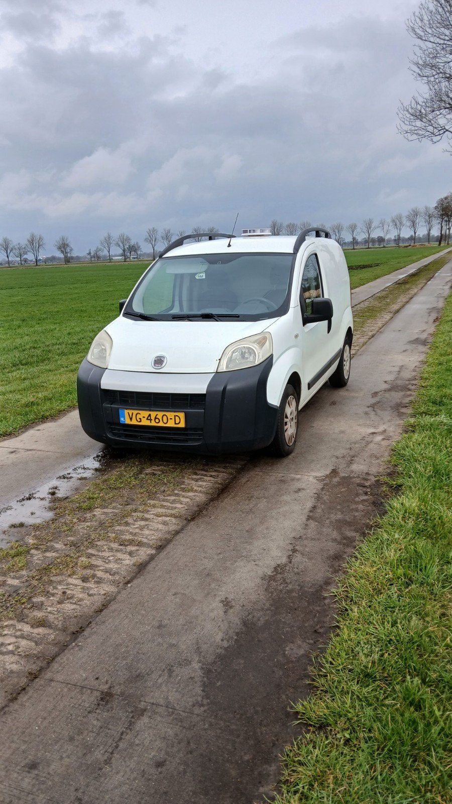 Fiat Fiorino Wit bestelbus 2008, Voorwielaandrijving, Euro 5, Stof, 1360 cc