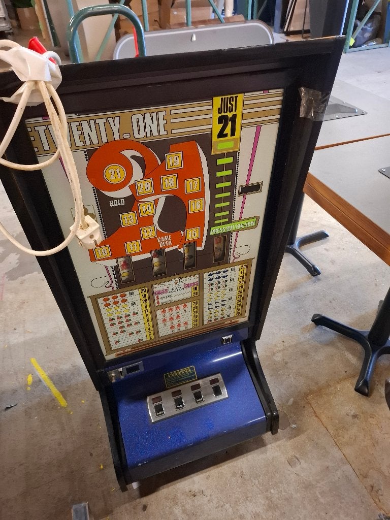 Vintage ACE Twenty-One fruitautomaat – retro gokkast, Gulden, Ophalen, Gebruikt