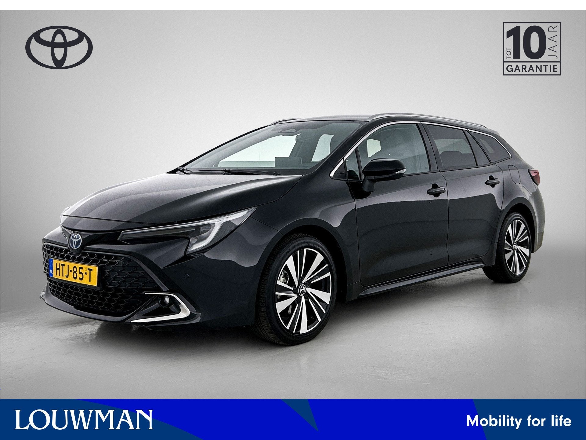Toyota Corolla Touring Sports Hybrid 140 Dynamic | BTW Voert, Gebruikt, 4 cilinders, Corolla, Zwart