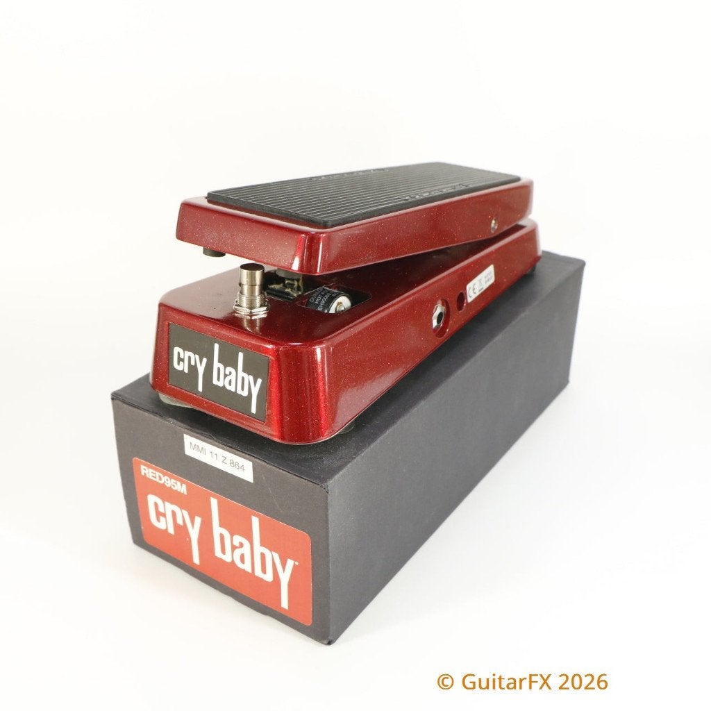 Dunlop RED95M Cry Baby Wah (Limited Edition Red Sparkle, Min, Gebruikt, -, -, Ophalen of Verzenden