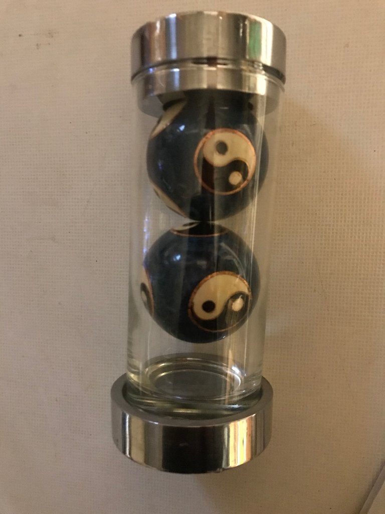 Yin Yang kandelaartje., Overige materialen, Meerkleurig, Ophalen of Verzenden, Zo goed als nieuw
