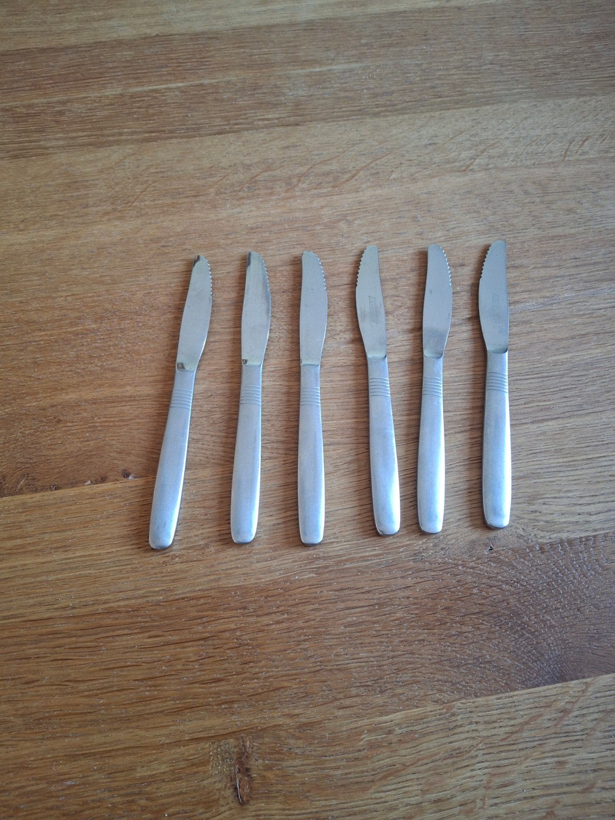 Gero Zilmeta Messen - Set van Zes - Vintage Bestek, Huis en Inrichting, Keuken | Bestek, Ophalen, Rvs of Chroom