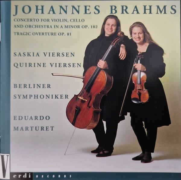 Brahms, Saskia Viersen, Quirine Viersen Violin Cello CD, Ophalen of Verzenden, Romantiek, Gebruikt, Kamermuziek
