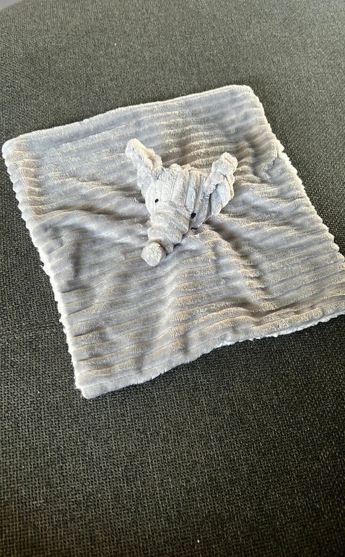 Mon lapin knuffel doekje olifant, Ophalen of Verzenden, Gebruikt, Olifant