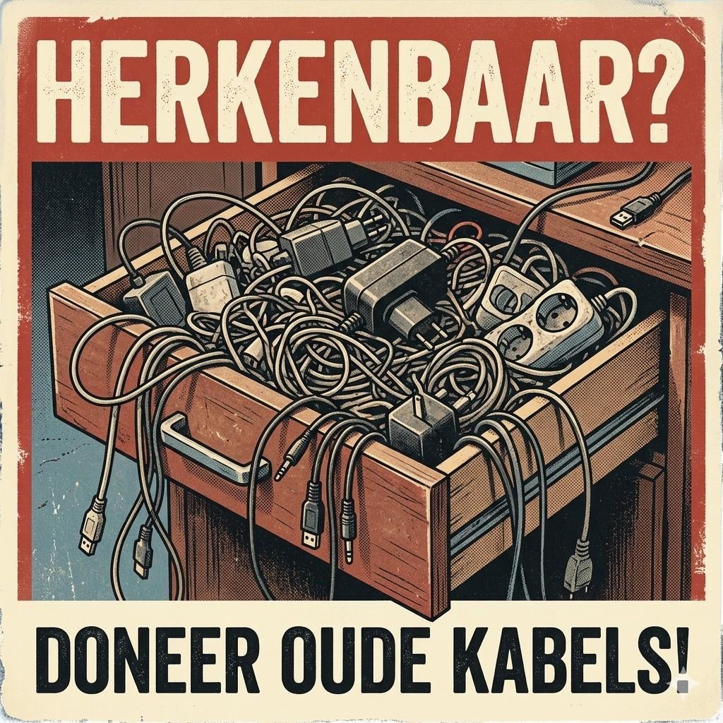 Doneer oude kabels aan dagbesteding!, Doe-het-zelf en Verbouw, Gereedschap | Boormachines, Ophalen of Verzenden