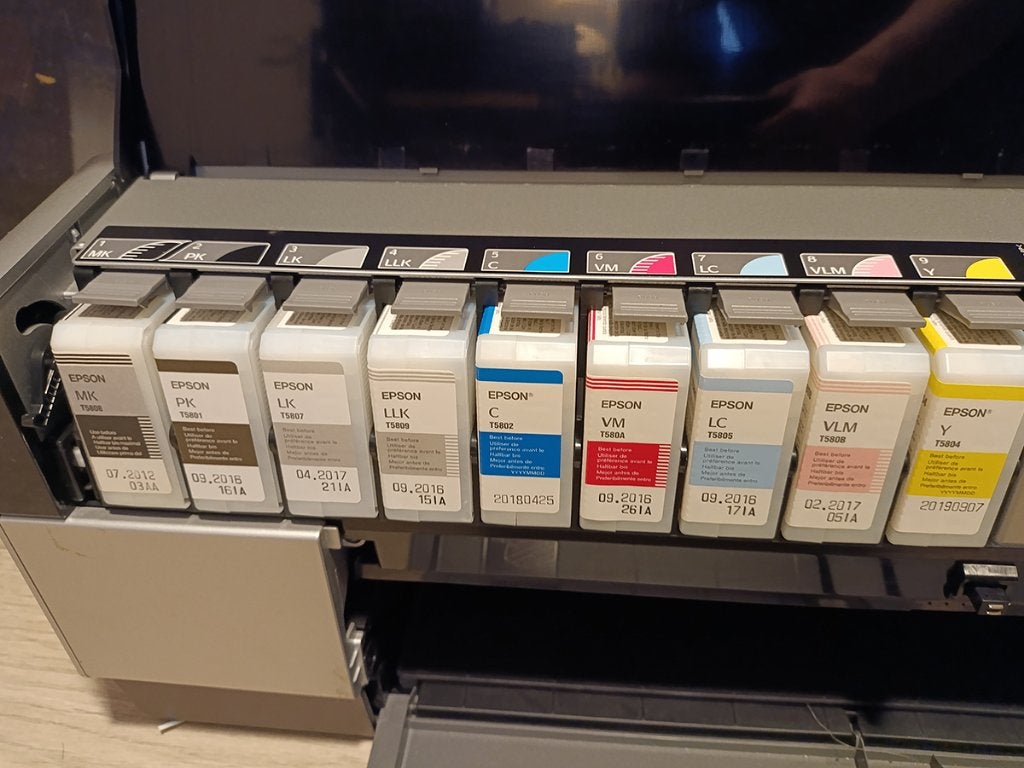 Epson Stylus Pro 3880 3800 11x inkt cartridge UltraChrome K3, Verzenden, Gebruikt, Cartridge, Epson