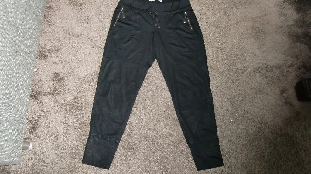 Travelstof broek  Raffaello Rossi  maat 42, Zwart, Maat 42/44 (L), Ophalen of Verzenden, Zo goed als nieuw