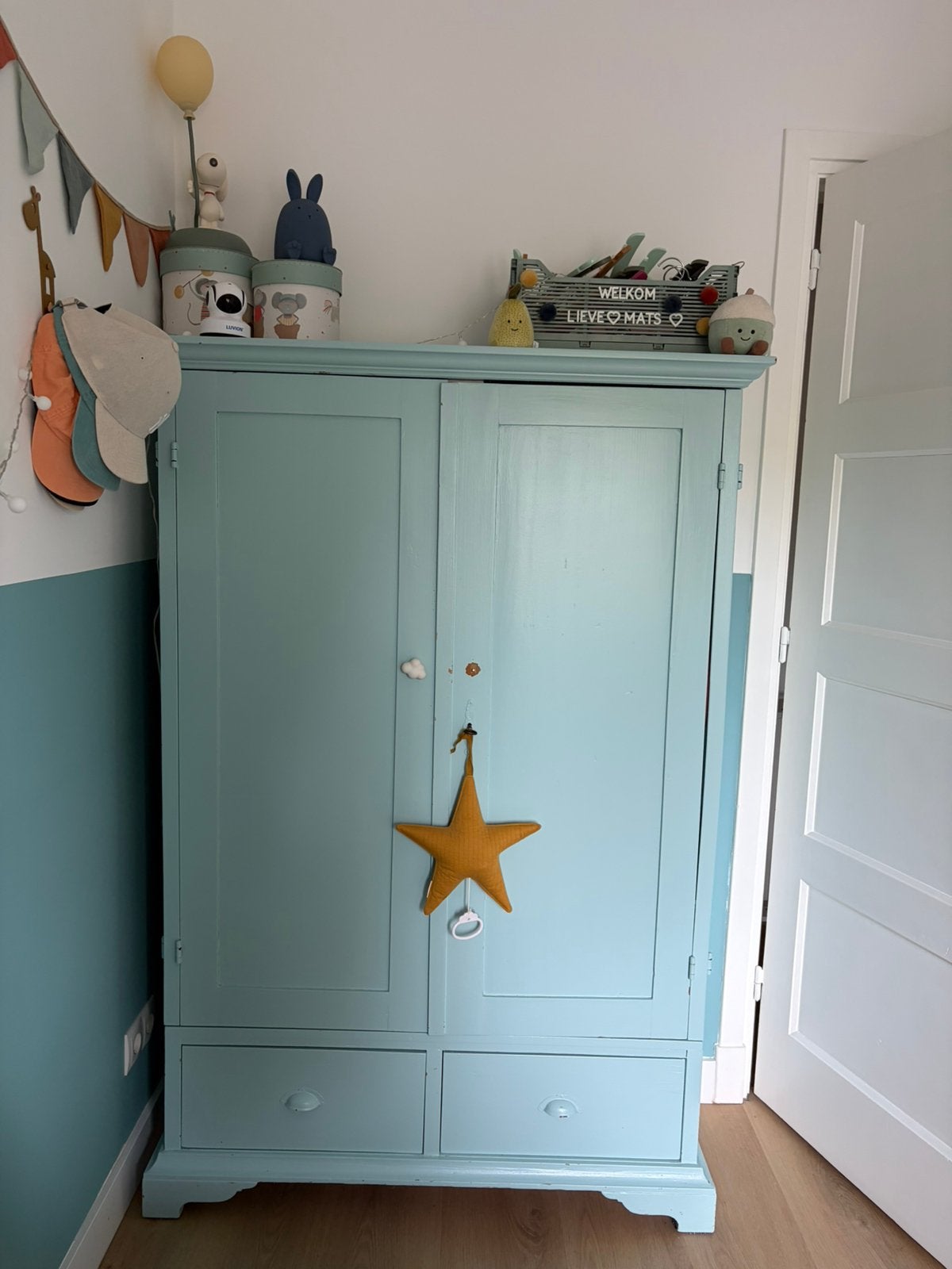 Kleding kast voor kinderkamer, Ophalen, Gebruikt, Kast, 50 tot 70 cm