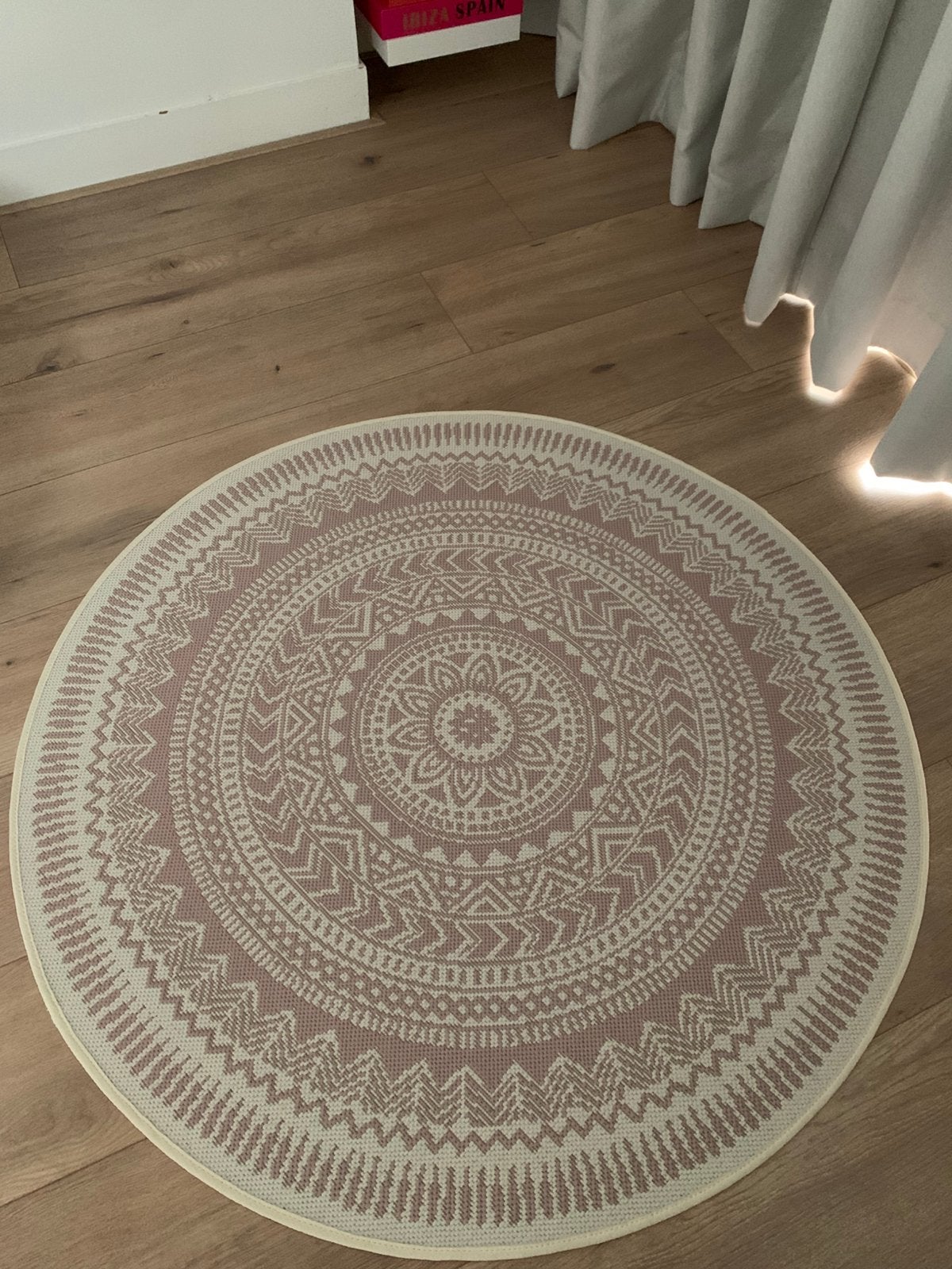 Vloerkleed, 100 tot 150 cm, Rond, Ophalen of Verzenden, Zo goed als nieuw