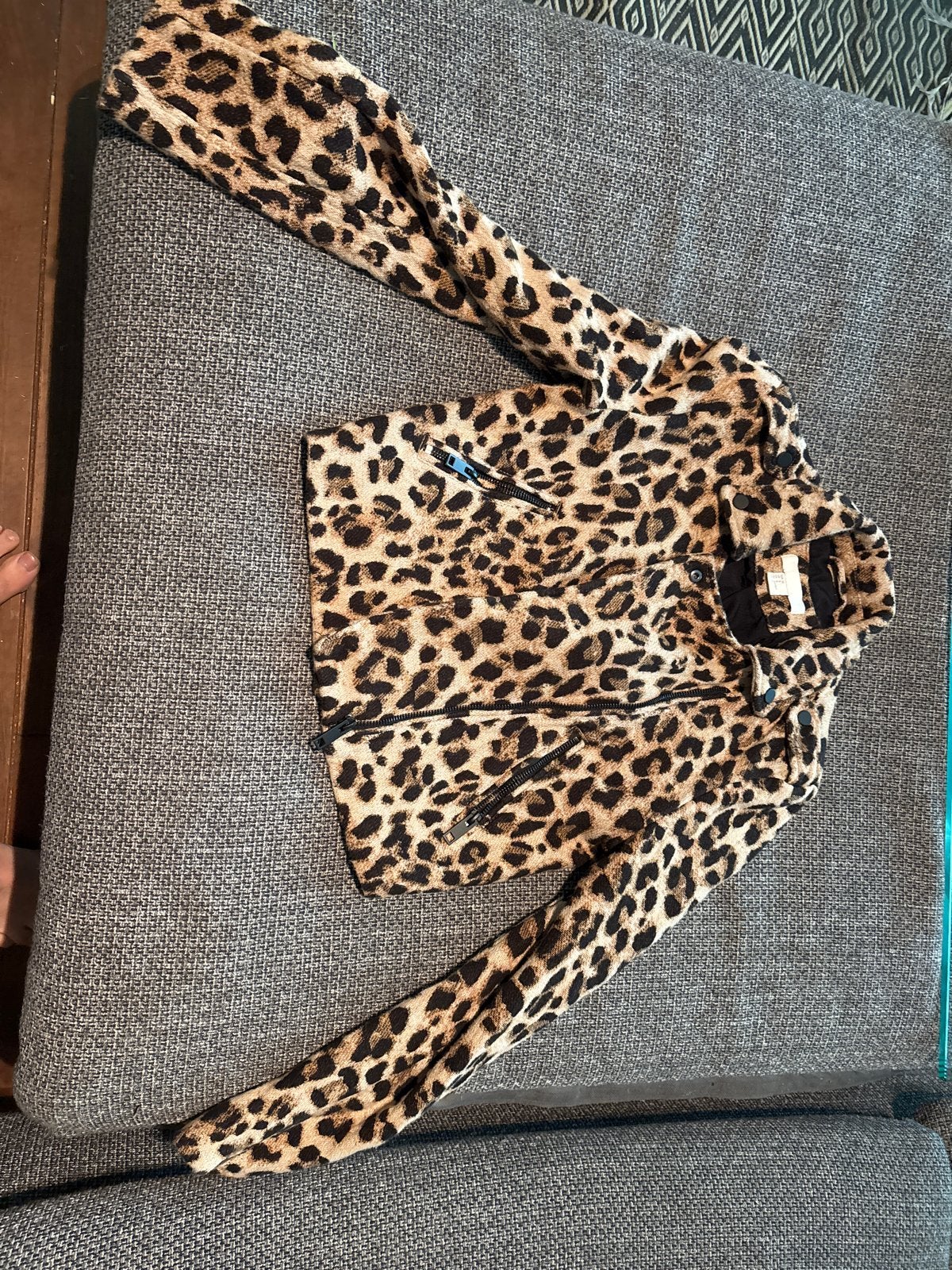 H&M Leopard Print Jasje - Maat 38, Ophalen, Zo goed als nieuw, Maat 38/40 (M), Meerkleurig
