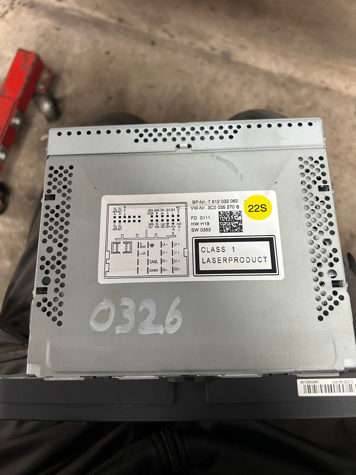 Volkswagen Polo GTI radio RNS310, Ophalen of Verzenden, Zo goed als nieuw